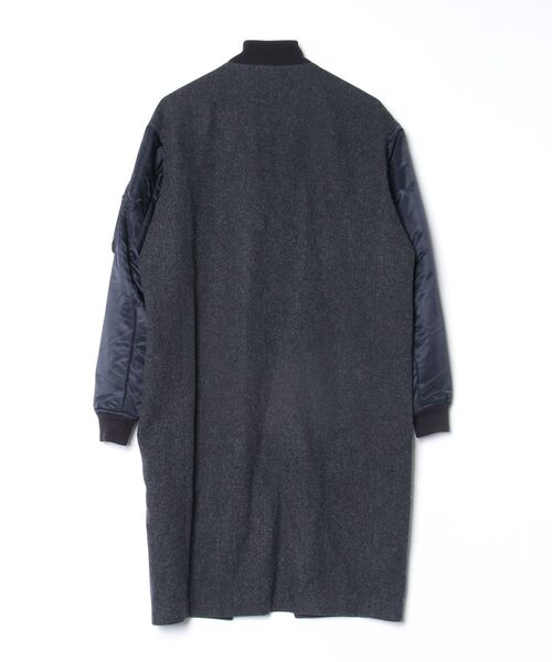 「ato」 コート 44 グレー メンズ_画像2