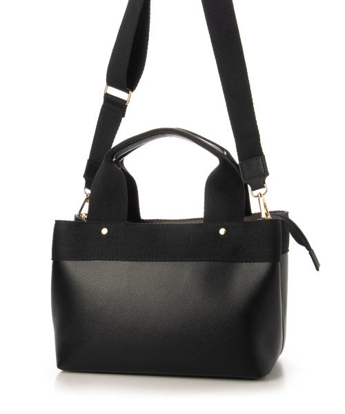 「cache cache」 2WAYバッグ FREE ブラック レディース_画像8