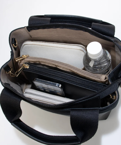 「cache cache」 2WAYバッグ FREE ブラック レディース_画像9