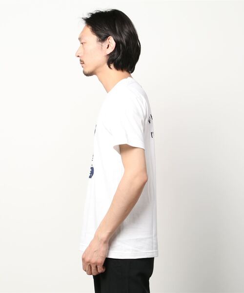 「DOUBLE STEAL」 半袖Tシャツ - ブラック メンズ_画像2