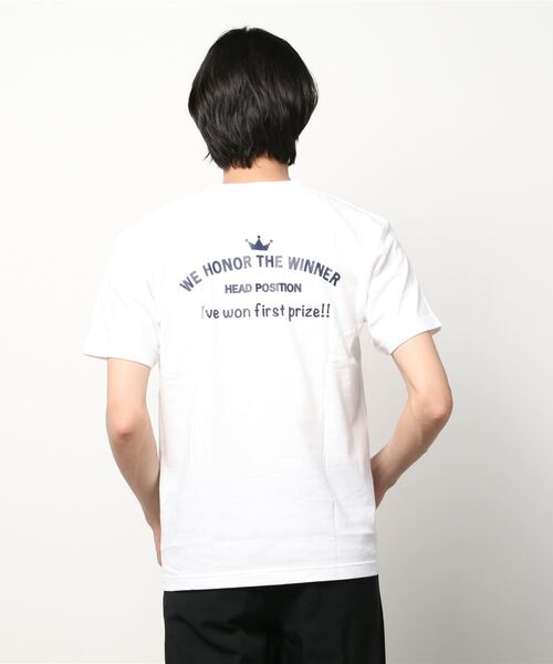 「DOUBLE STEAL」 半袖Tシャツ - ブラック メンズ_画像3