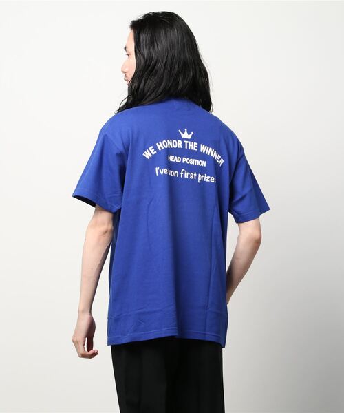「DOUBLE STEAL」 半袖Tシャツ - ブラック メンズ_画像6