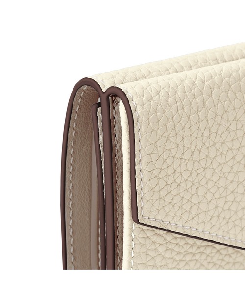 【未使用級✨】 ボナベンチュラ 三つ折り 財布 スモール ウォレット ベージュ BONAVENTURA｜スモールウォレット シュリンクレザー / ミニ財布 三