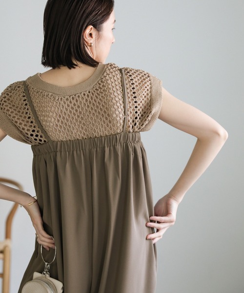 「select MOCA」 オーバーオール FREE ブラック レディース_画像3