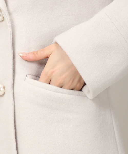 「MISCH MASCH」 チェスターコート M モカ レディース_画像3