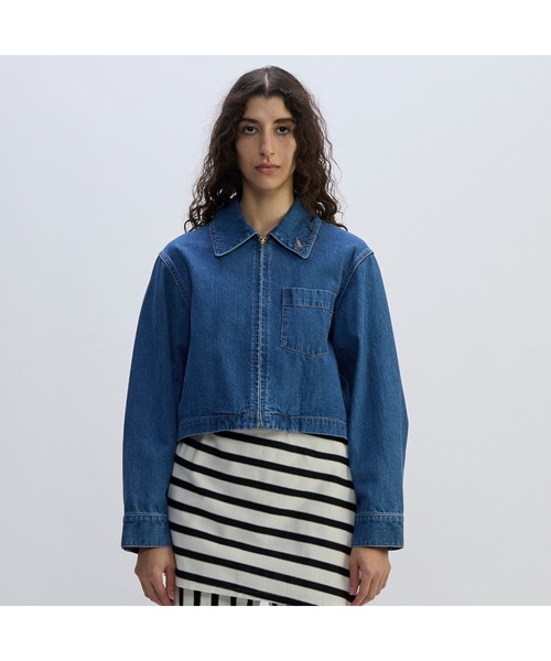CURRENTAGE デニムジャケット gジャン Denim Jacket レディース
