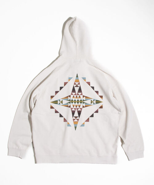 「PENDLETON」 プルオーバーパーカー L グレイッシュベージュ メンズ_画像8