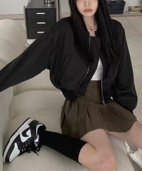 「gossip！ロサンゼルス」 ブルゾン FREE オフホワイト レディース_画像3