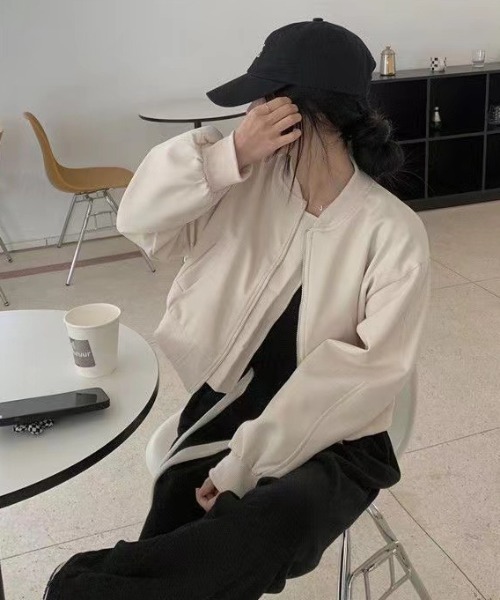 「gossip！ロサンゼルス」 ブルゾン FREE オフホワイト レディース_画像6