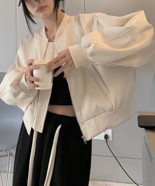 「gossip！ロサンゼルス」 ブルゾン FREE オフホワイト レディース_画像8