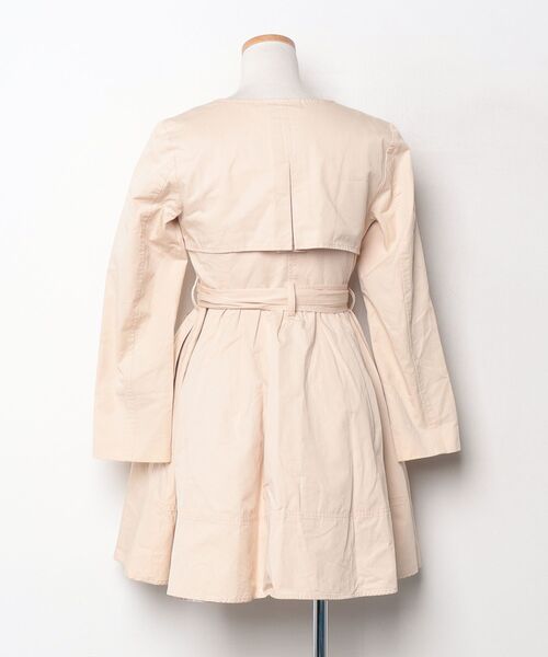 「JILL by JILL STUART」 ノーカラーコート P ベージュ レディース_画像2