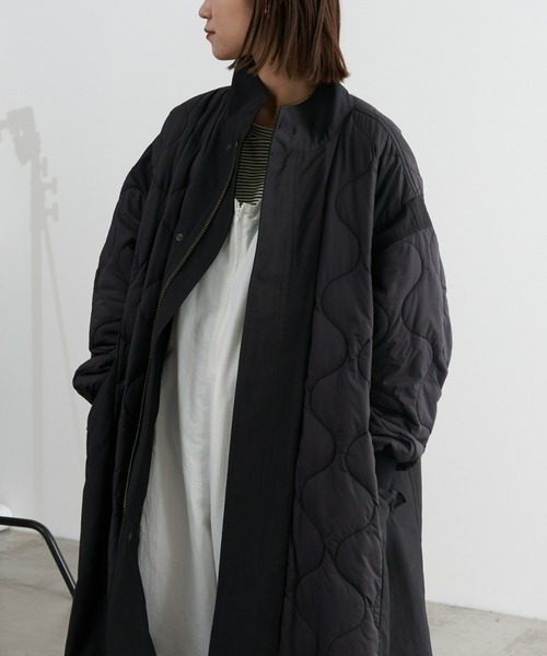 「etsinta」 コート ONE SIZE ブラック レディース_画像8