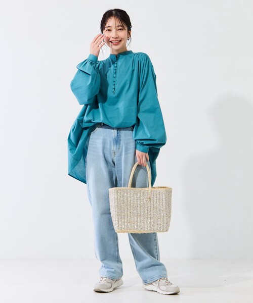 「FREAK'S STORE」 かごバッグ ONE SIZE ブラック レディース_画像8