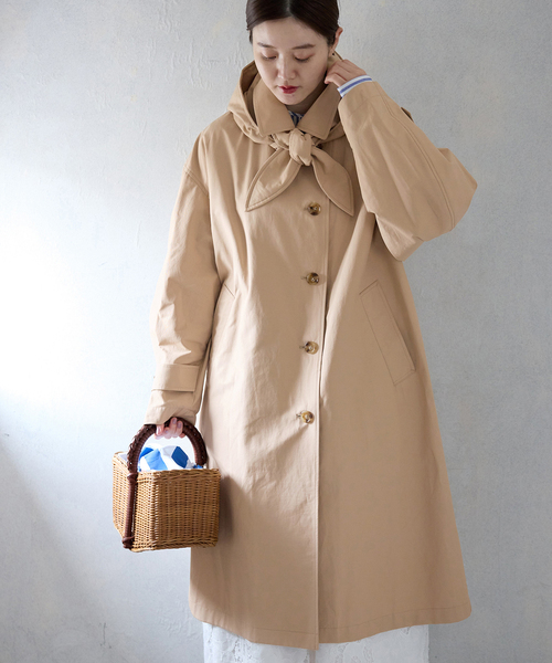 IENA（イエナ） ステンカラーコート コート 撥水ステンカラーコート