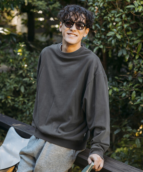 「Firsthand」 スウェットカットソー L グレー メンズ_画像2