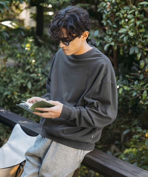 「Firsthand」 スウェットカットソー L グレー メンズ_画像3