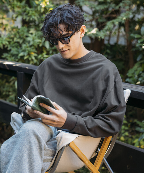 「Firsthand」 スウェットカットソー L グレー メンズ_画像5