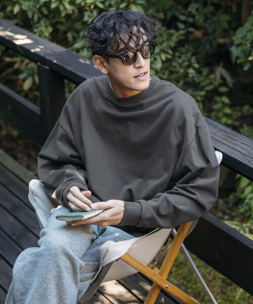 「Firsthand」 スウェットカットソー L グレー メンズ_画像7