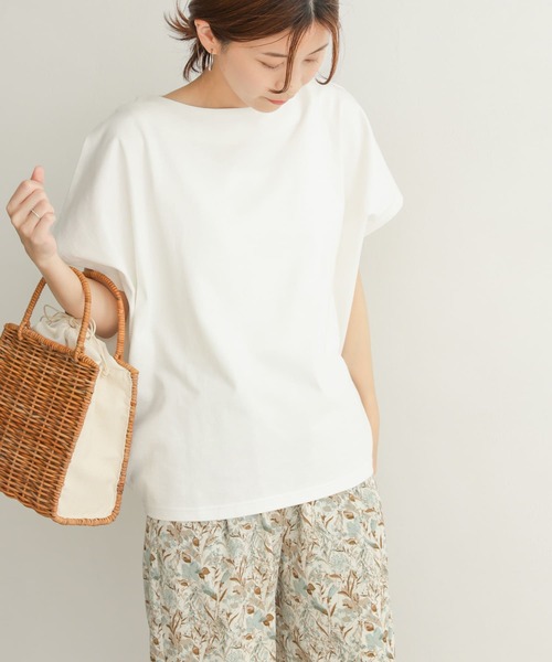 「URBAN RESEARCH DOORS」 半袖カットソー MEDIUM ベージュ レディース_画像2