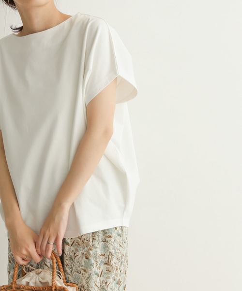 「URBAN RESEARCH DOORS」 半袖カットソー MEDIUM ベージュ レディース_画像4
