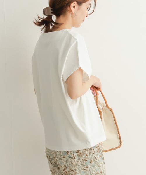 「URBAN RESEARCH DOORS」 半袖カットソー MEDIUM ベージュ レディース_画像5