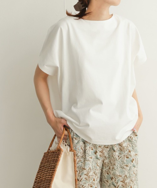 「URBAN RESEARCH DOORS」 半袖カットソー MEDIUM ベージュ レディース_画像6