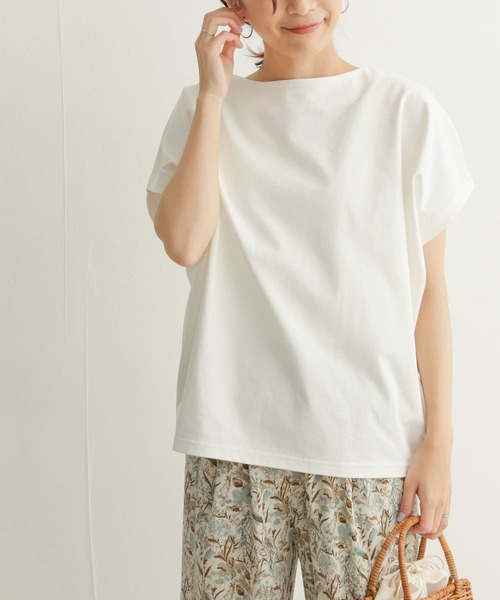 「URBAN RESEARCH DOORS」 半袖カットソー MEDIUM ベージュ レディース_画像8
