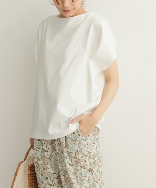「URBAN RESEARCH DOORS」 半袖カットソー MEDIUM ベージュ レディース_画像9