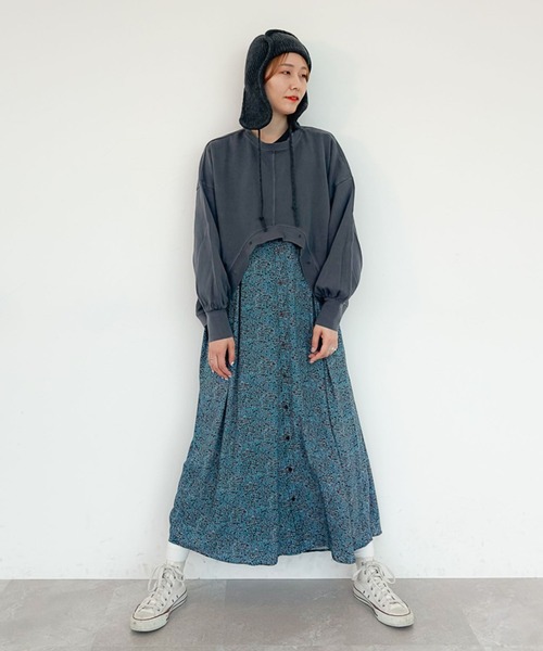 「niko and...」 スウェットカットソー LARGE キャメル レディース_画像2