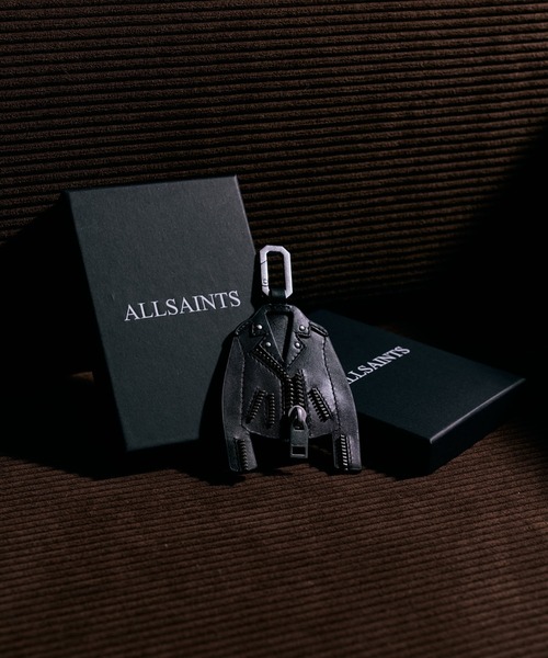 ALLSAINTS（オールセインツ） キーホルダー BALFERN LEATHER KEYRING