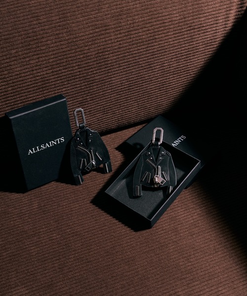 ALLSAINTS（オールセインツ） キーホルダー BALFERN LEATHER KEYRING