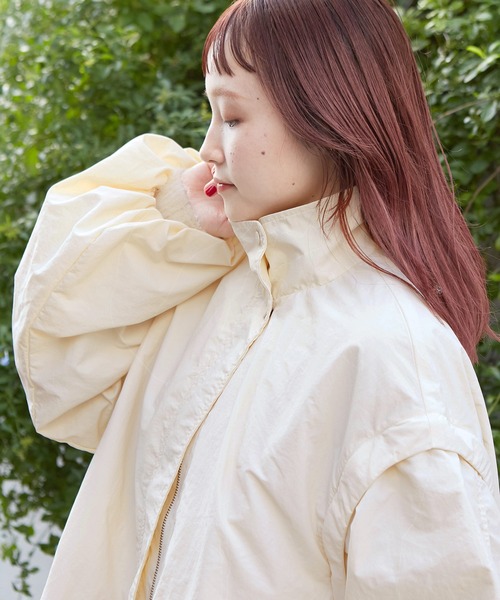 「w closet」 ナイロンブルゾン FREE アイボリー レディース_画像8