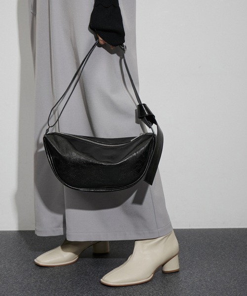 「ADAM ET ROPE'」 ショルダーバッグ FREE シルバー レディース_画像2