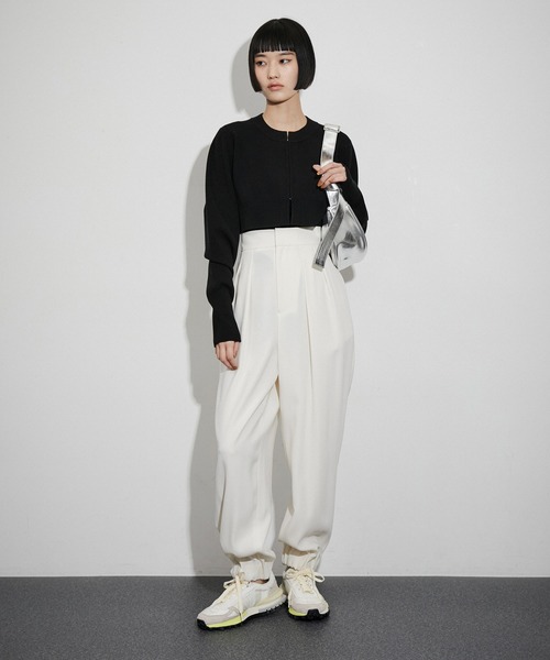 「ADAM ET ROPE'」 ショルダーバッグ FREE シルバー レディース_画像6