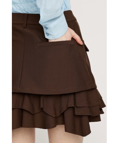 SLY（スライ） スカート LAYERED FRILL SKORT レイヤードフリル