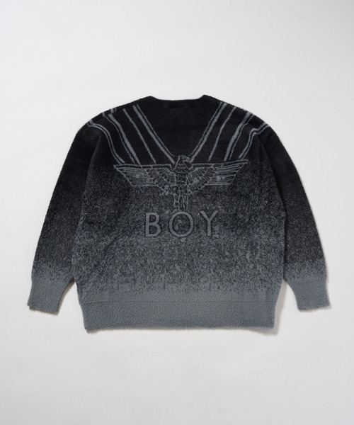 「BOY LONDON」 長袖ニット L ブラック メンズ_5