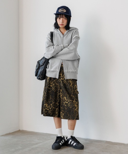 PBLIM パーカー 「UNISEX/シルエットが選べる」リメイクフウジップ