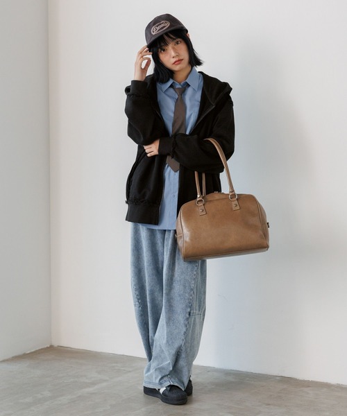 PBLIM パーカー 「UNISEX/シルエットが選べる」リメイクフウジップ