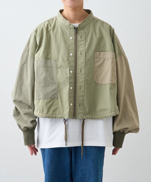 etsinta（エシンタ） ブラウス シャツ etsintaリメイクZIPシャツ