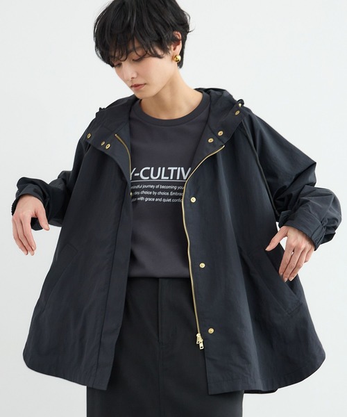 BARNYARDSTORM◆ ステンカラーテントコート　撥水　S BARNYARDSTORM｜ステンカラーテントコート【撥水】【JAPAN FABRIC