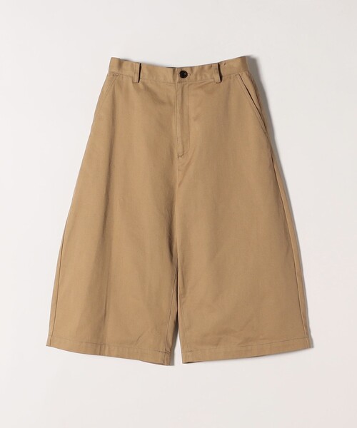 AD1996 CDGHP ワイドショートパンツ　イージーパンツ　コットン SHIPS any ハーフパンツ ワイドパンツ パンツ 短パン any:「洗濯機可能