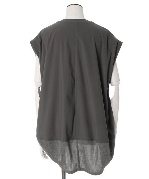 UN3D.（アンスリード） tシャツ HEM MESH COCOON TOP / ヘムメッシュ