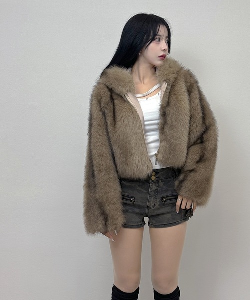 「FOLLOWIN」 長袖カットソー FREE ブラック レディース_画像7