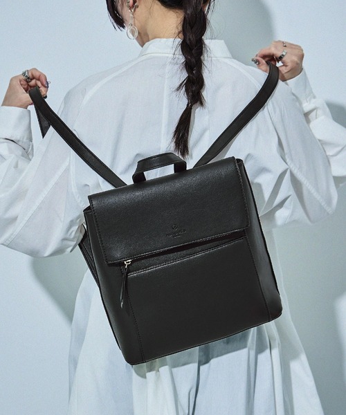「HUNDRED」 リュック ONE SIZE チョコ レディース_画像4