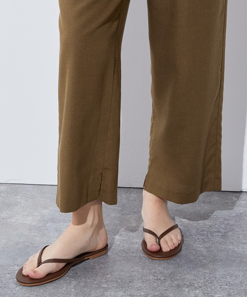 「LE SOUK HOLIDAY」 スラックス L ブラック レディース_画像4