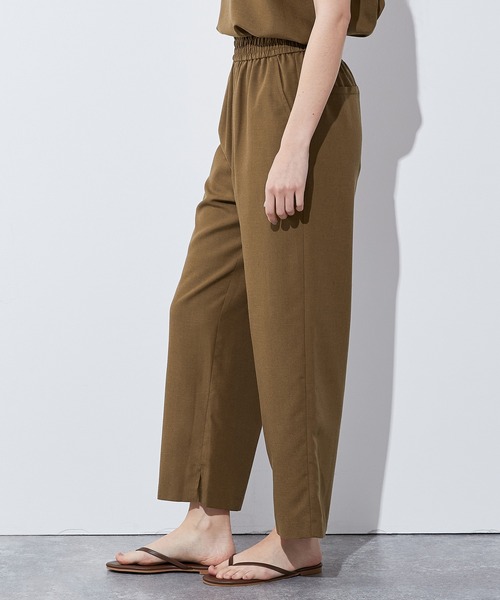 「LE SOUK HOLIDAY」 スラックス L ブラック レディース_画像5