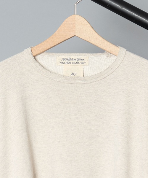 「REMI RELIEF」 スウェットカットソー LARGE オートミール メンズの画像