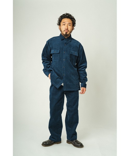 「BIG MIKE」 長袖シャツ LARGE ブラウン メンズ_画像5