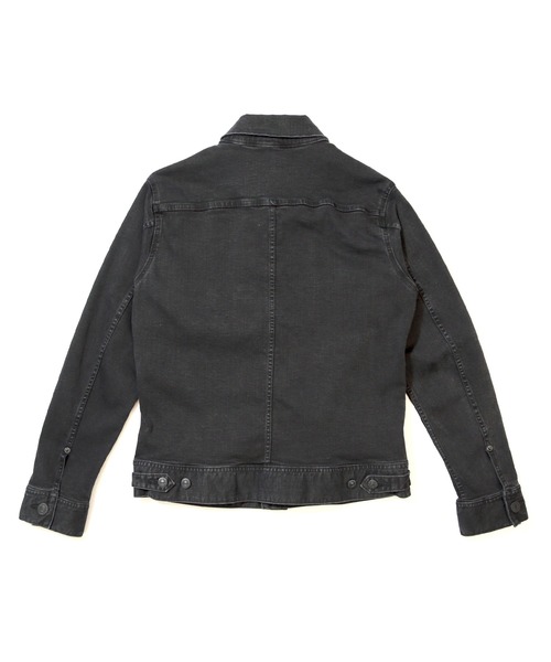 「TMT」 デニムジャケット MEDIUM ブラック メンズの画像