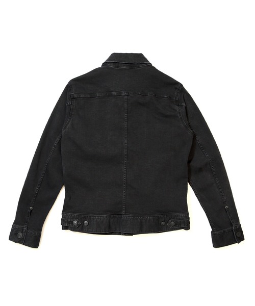 「TMT」 デニムジャケット MEDIUM ブラック メンズの画像